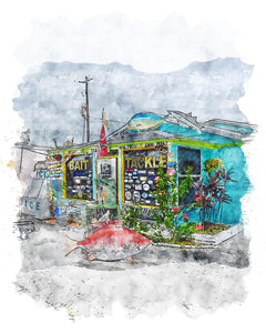 Bait Shop Digital Print