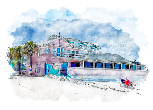 Breakers Restaurant Digital Print